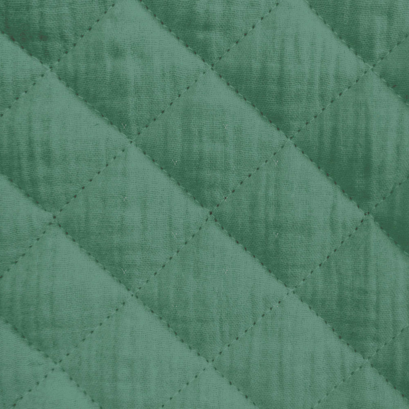 Quilted Double Gauze Eucalyptus